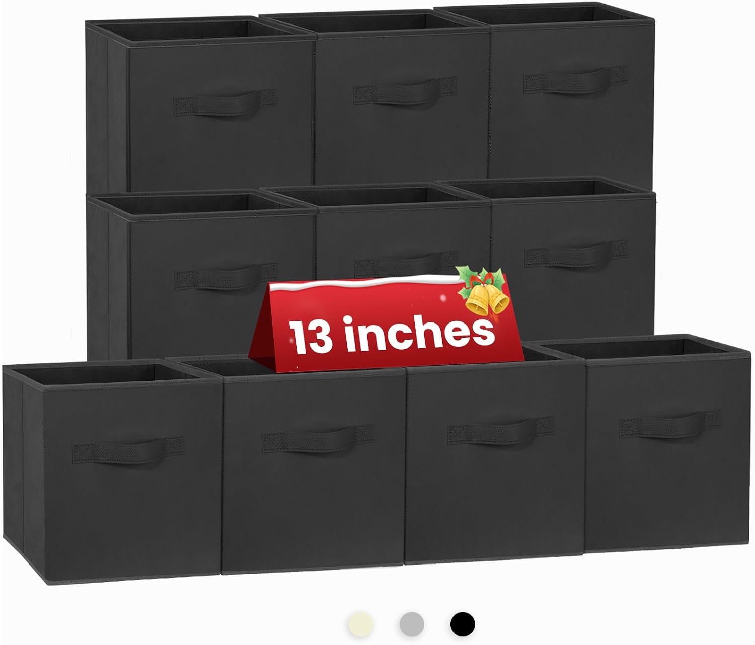 Detalle de Large Storage Cubes 13 Inch Cube Bins for Shelves