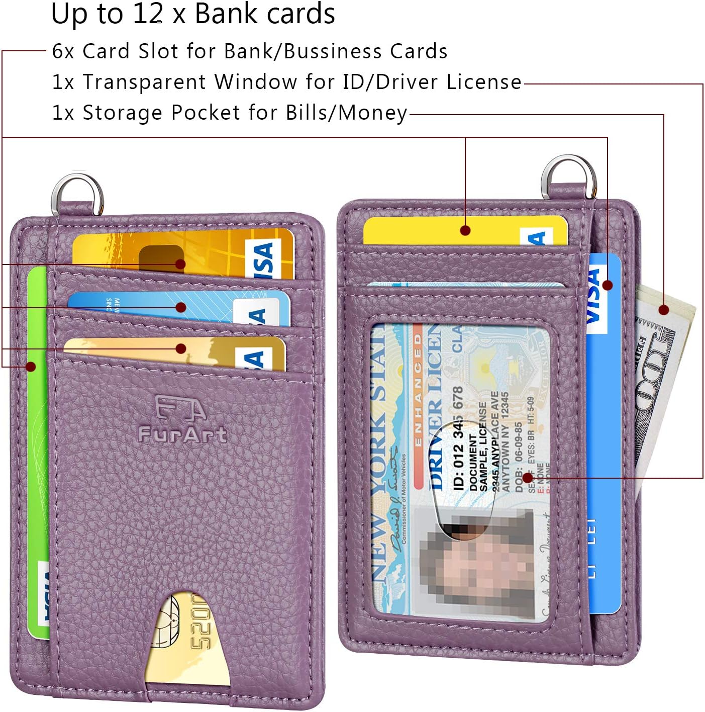 Thumbnail 5 de FurArt Porta Carte di Credito slim con protezione RFID