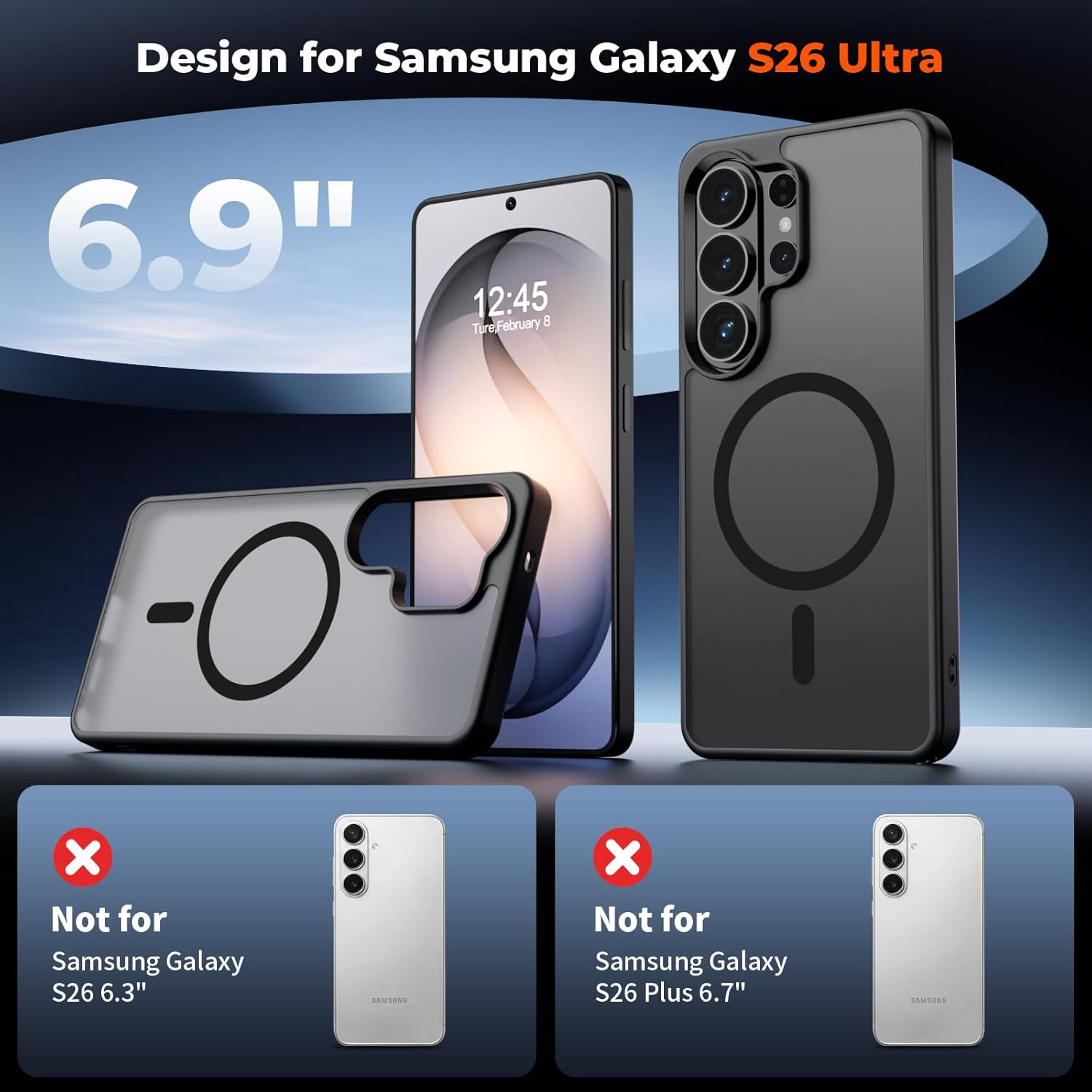 Thumbnail 1 de SUPFINE Galaxy S26 Ultra Magnetic Case