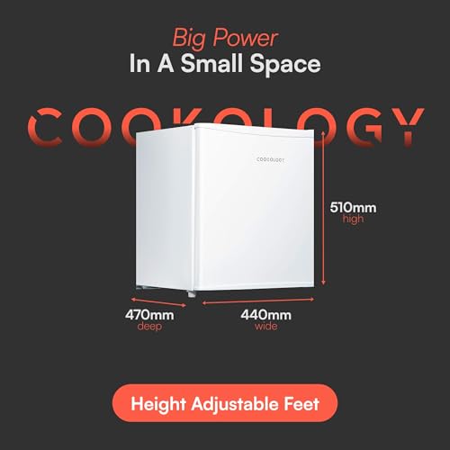 Thumbnail 3 de Cookology 31L Small Tabletop Freezer - Adjustable Legs - White