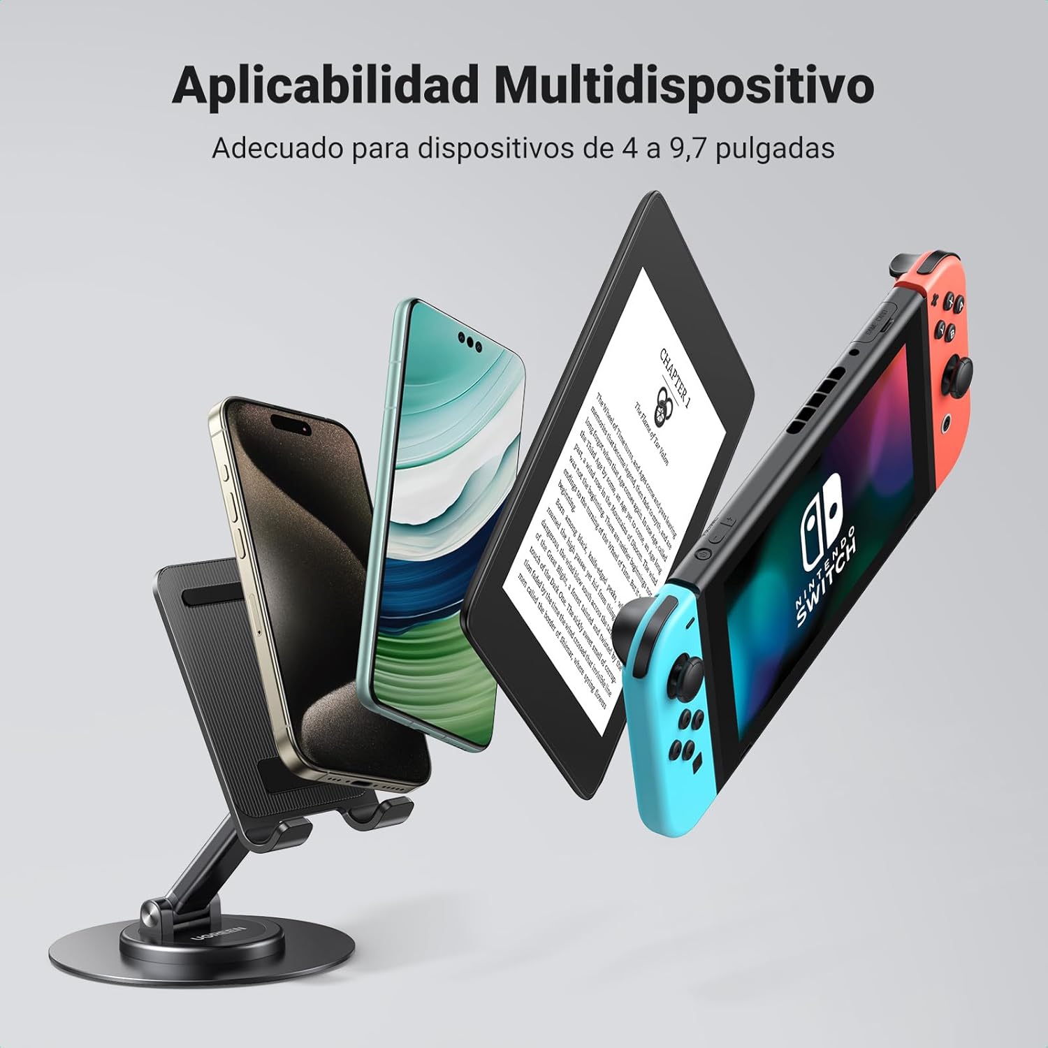 Thumbnail 2 de UGREEN Soporte Móvil Ajustable Aluminio con Giro 360°