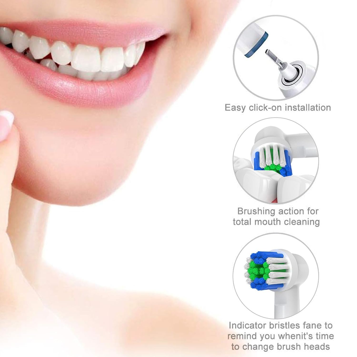 Detalle 2 de 20 Replacement Toothbrush Heads