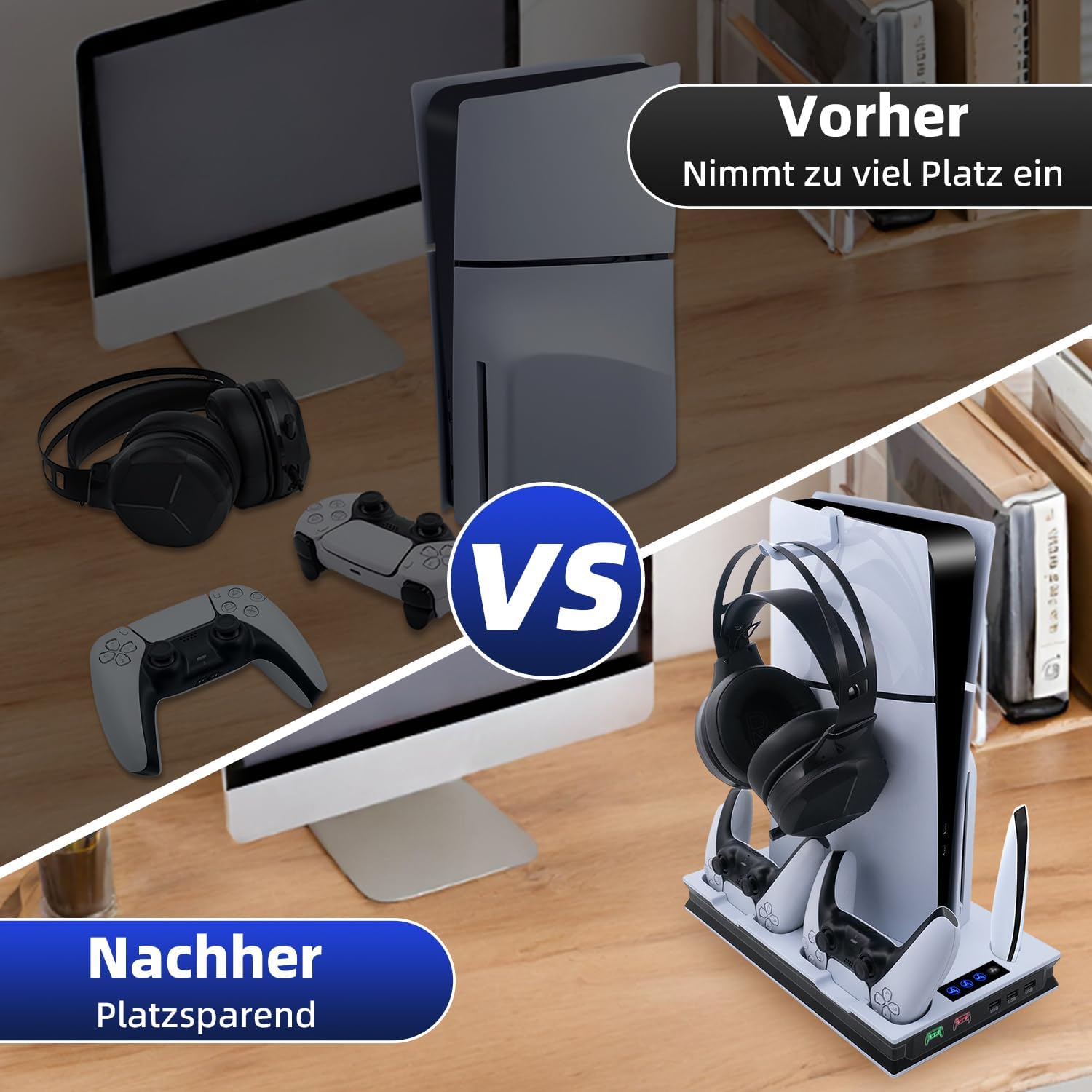 Thumbnail 6 de Wigearss PS5 Kühler Standfuß mit Dual-Laden