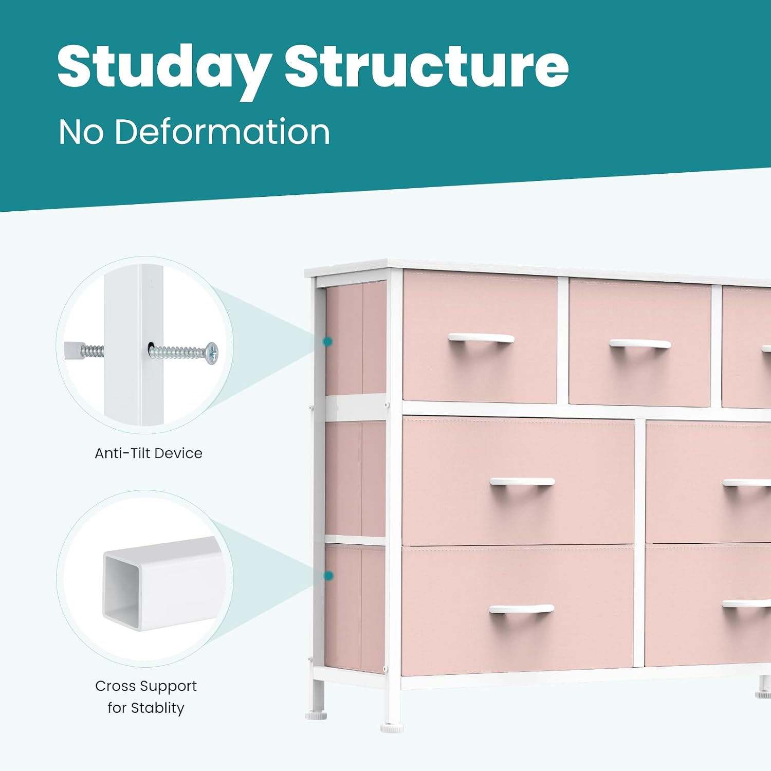 Thumbnail 6 de OLIXIS Fabric Dresser with MDF Top