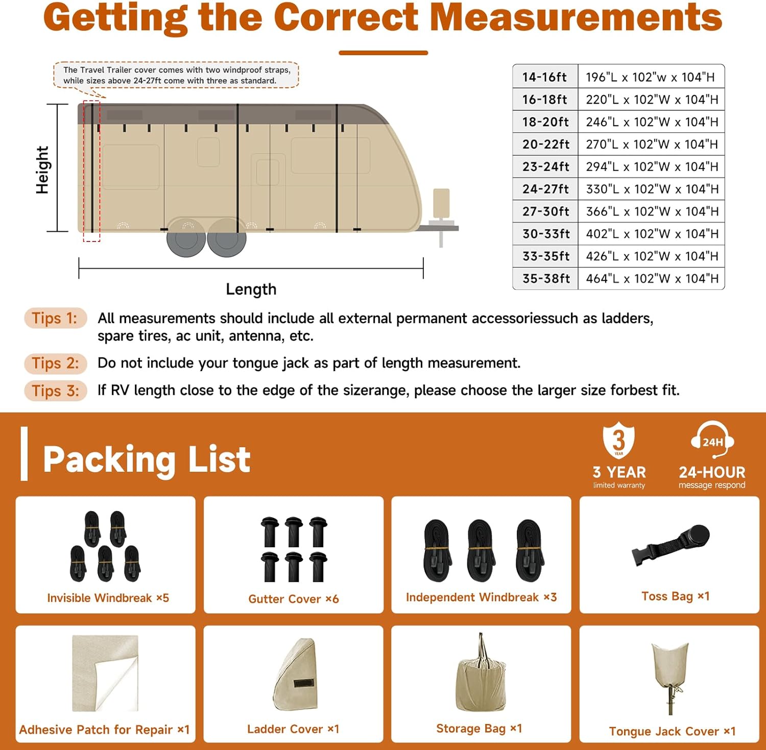 Thumbnail 6 de Umbrauto Travel Trailer RV Cover 30'–33'
