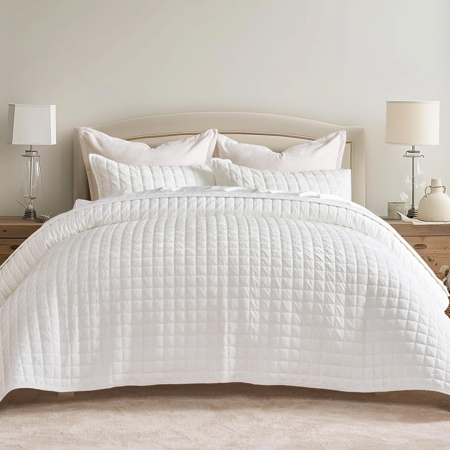 Detalle de RECYCO Luxury Velvet Quilt Set