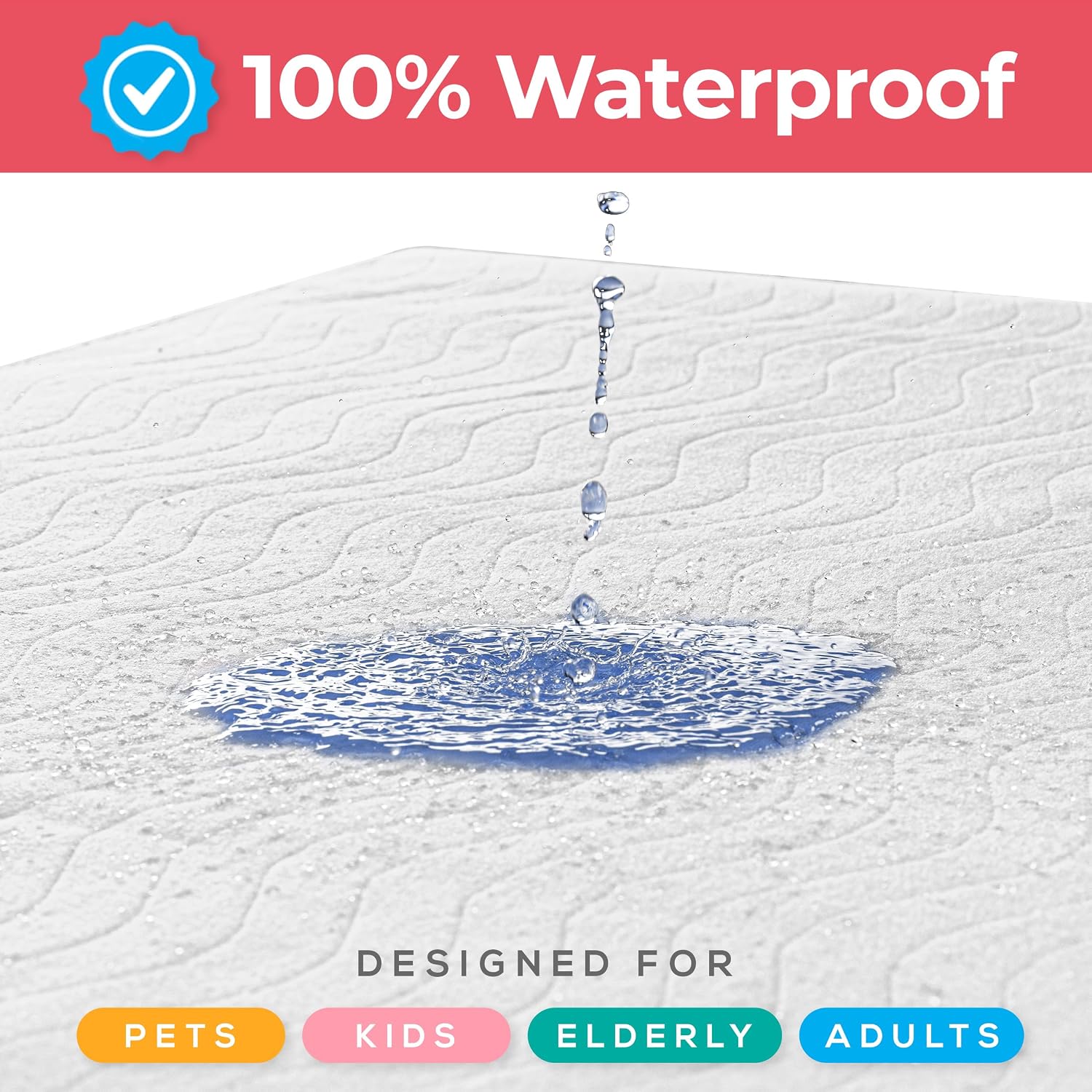 Detalle 2 de Utopia Bedding UB1328 Reusable Incontinence Bed Pads, 34 x 52-Inch, 4-Pack