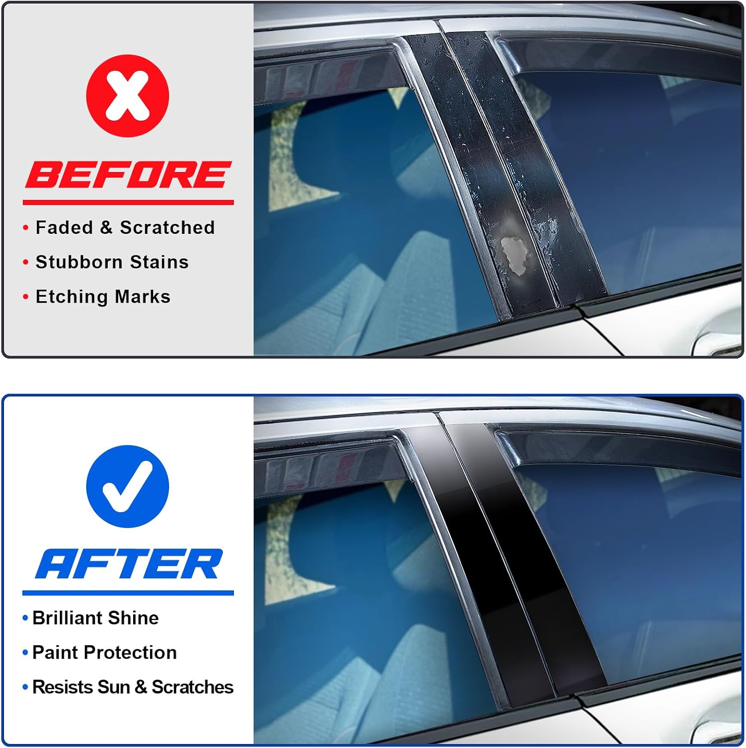 Thumbnail 2 de Spurtar Gloss Black Vinyl Wrap Tape (10cm x 6m) for Cars – Durable, Easy-Apply, Anti-Scratch Protection