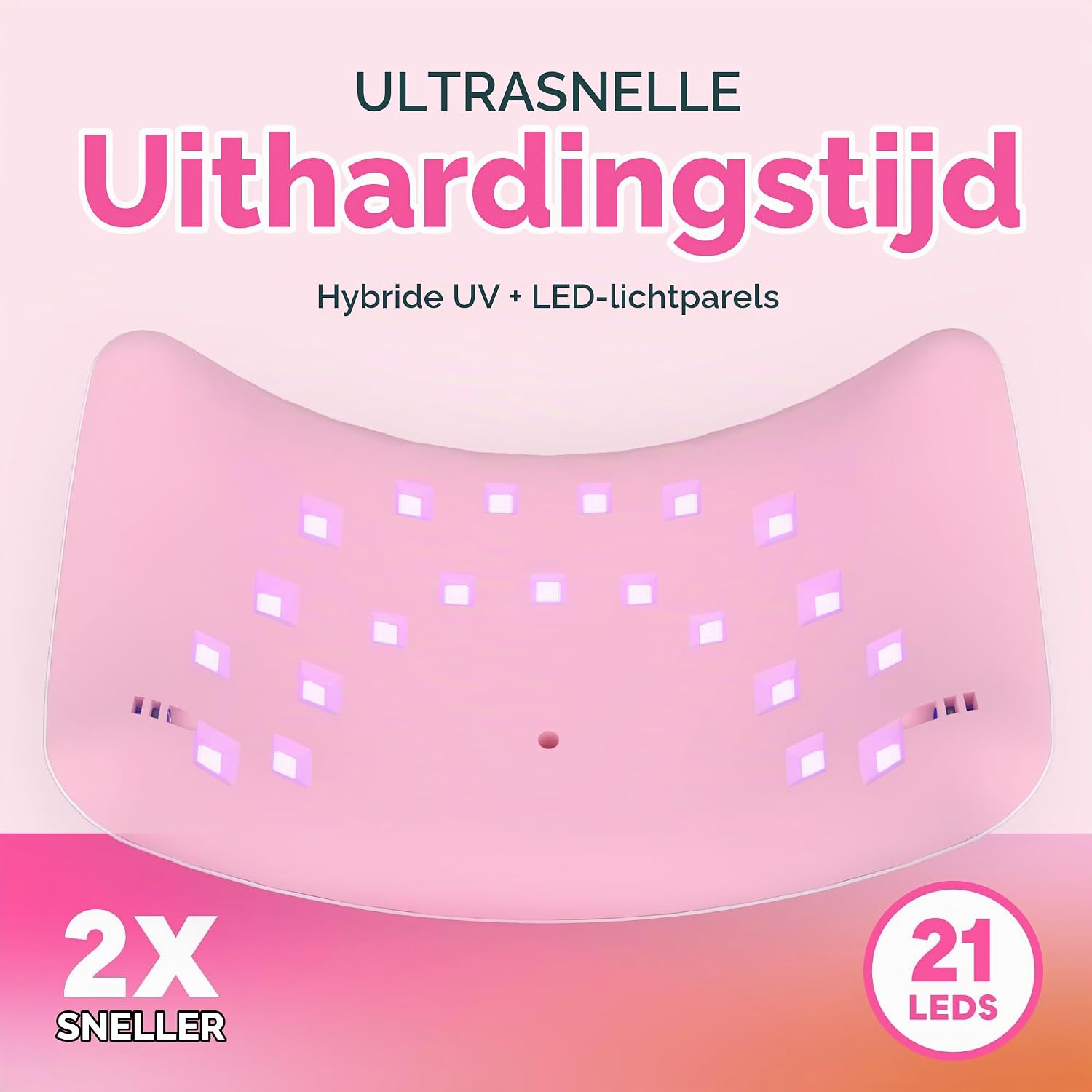 Thumbnail 4 de SUNUV Pura08PK UV-lednagellamp met lcd-display en 3 timerstanden