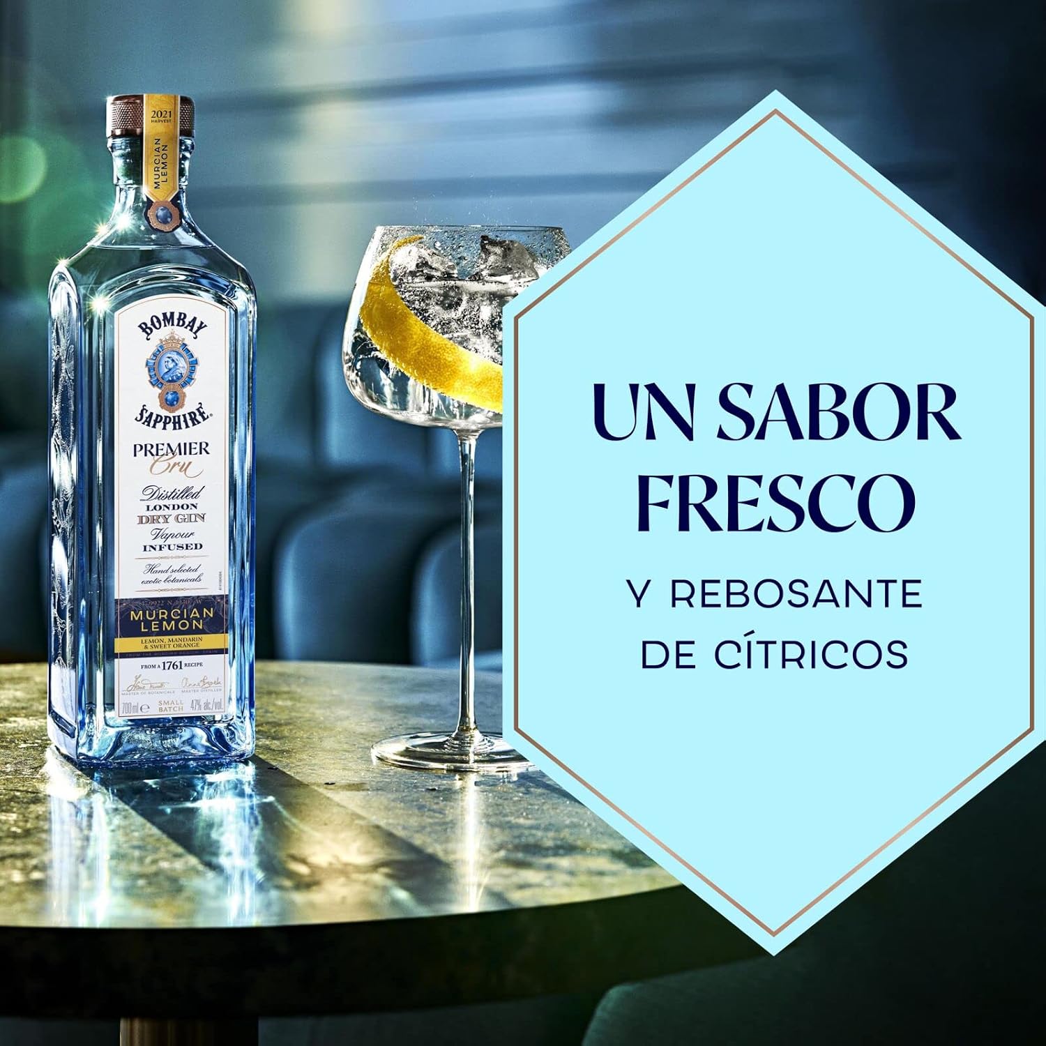 Thumbnail 5 de Bombay Sapphire Premier Cru Ginebra London Dry con Botánicos