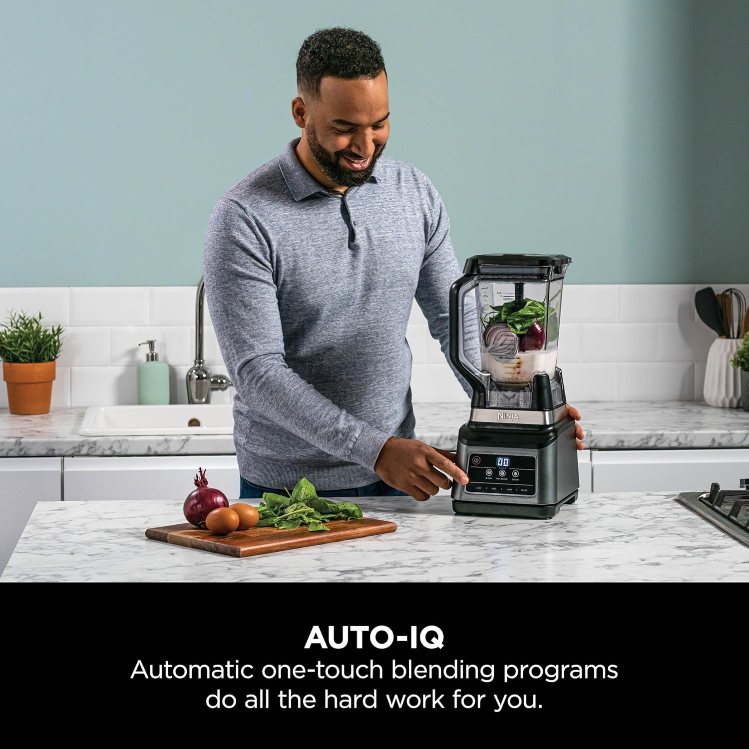 Thumbnail 3 de Ninja BN750UK 1200W blender with 2.1L jug