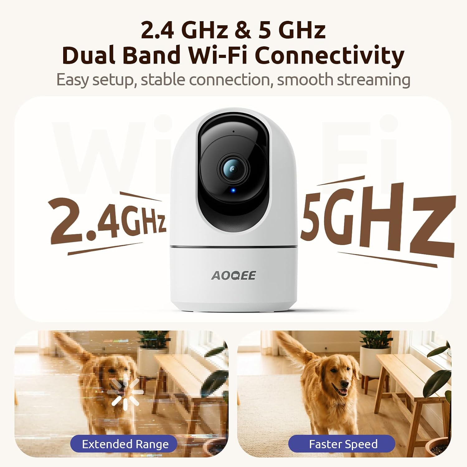 Detalle 2 de AOQEE Indoor Security Cameras 2-Pack