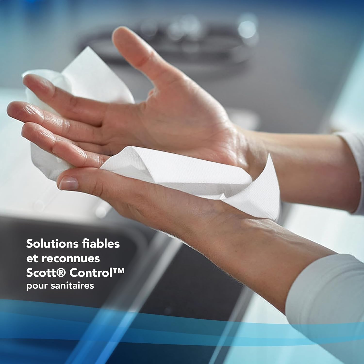 Thumbnail 6 de Scott Essential Essuie-Mains Slimroll – Rouleaux Compactes, 1 Voie, 6 × 190 m (1 140 m au total)