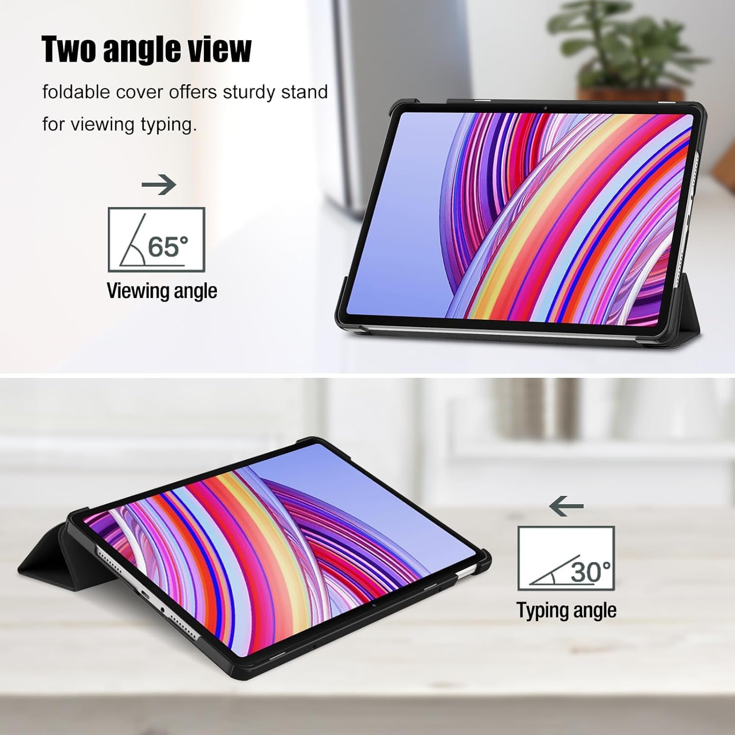 Detalle de ProCase Hülle für Xiaomi Redmi Pad Pro 12,1 Zoll 2024 – Smart Cover mit Schlaf-/Wach-Funktion