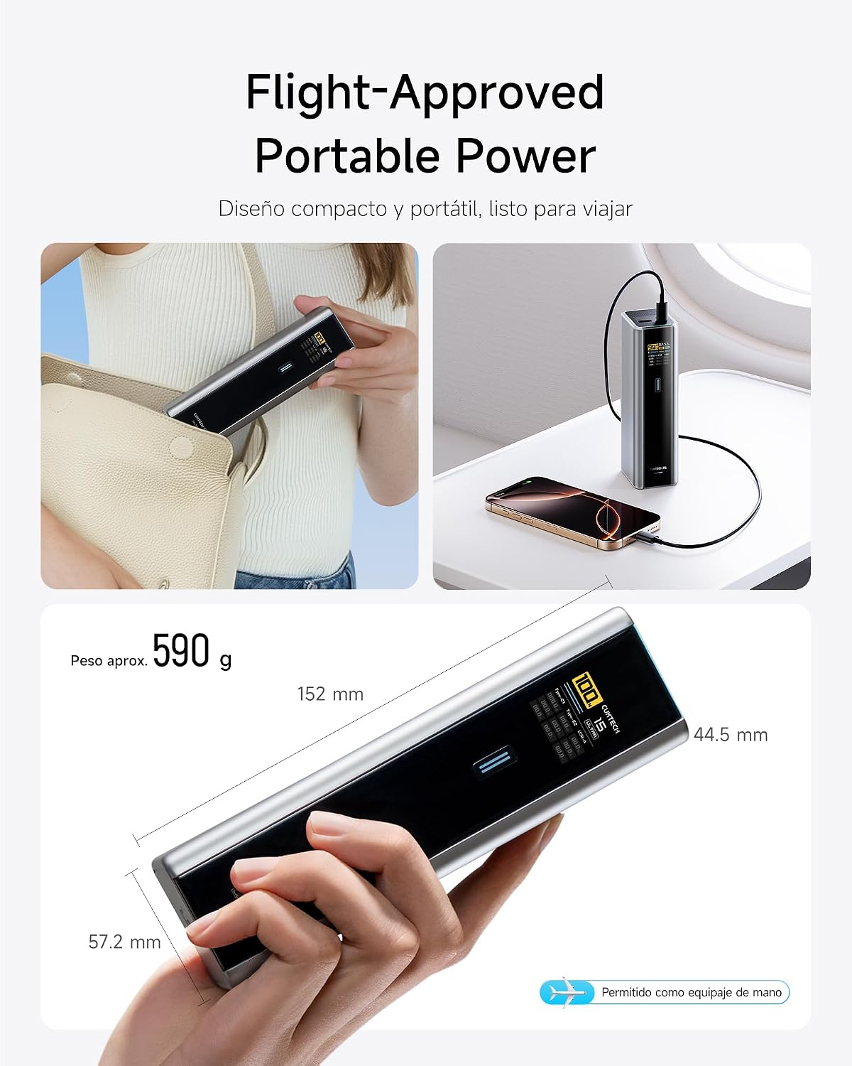 Thumbnail 6 de CUKTECH 15 Ultra Power Bank 20000mAh 210W