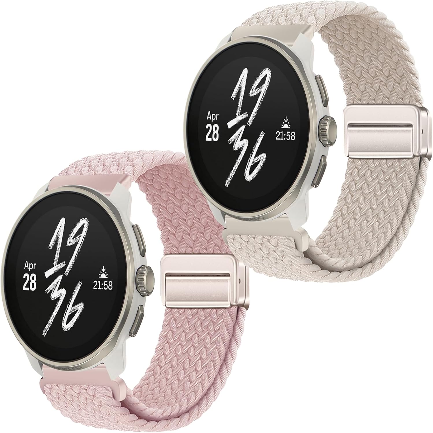 Detalle de Gittos Magnetisch Geflochtenes Armband für SUUNTO Race 2/ Race/ Race S 45mm – Nylon, 140–220mm