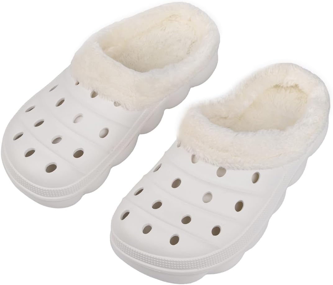 Thumbnail 4 de Harssidanzar gefütterte Clogs mit Fleece-Futter (Unisex) – warme, rutschfeste Winter-Slipper für drinnen & draußen