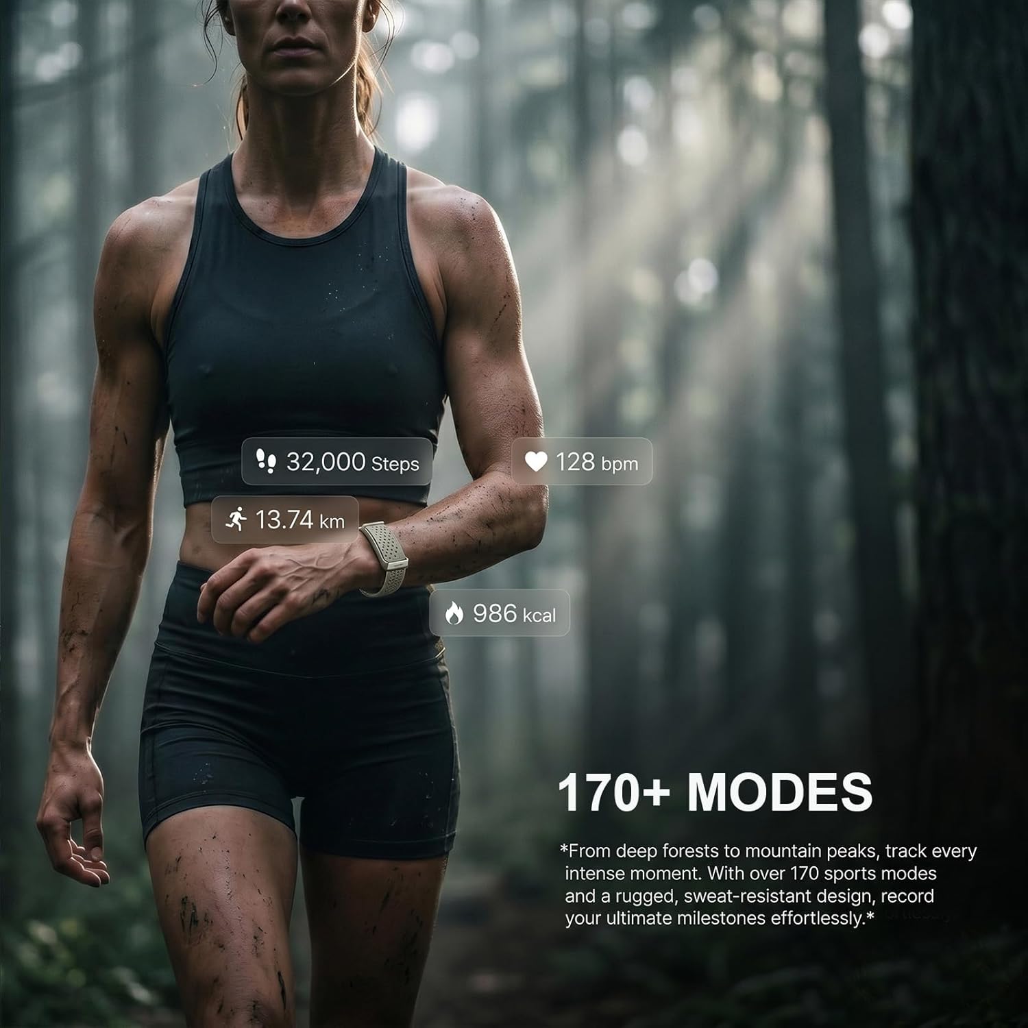Thumbnail 2 de EGQINR Smart Bracelet for Women: Ultra-Thin, 170+ Sports Modes & 20–30 Day Battery