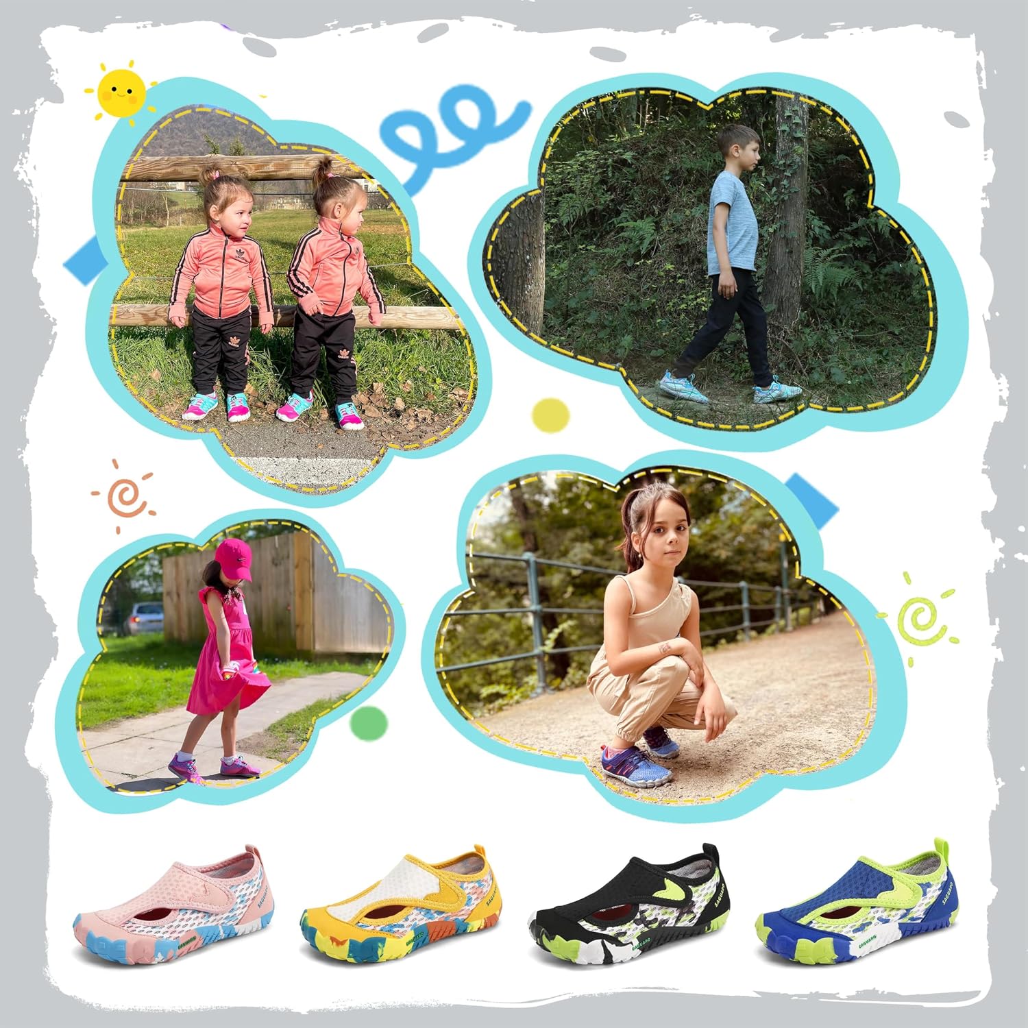 Thumbnail 6 de SAGUARO Barfußschuhe Kinder Gr. 24-36