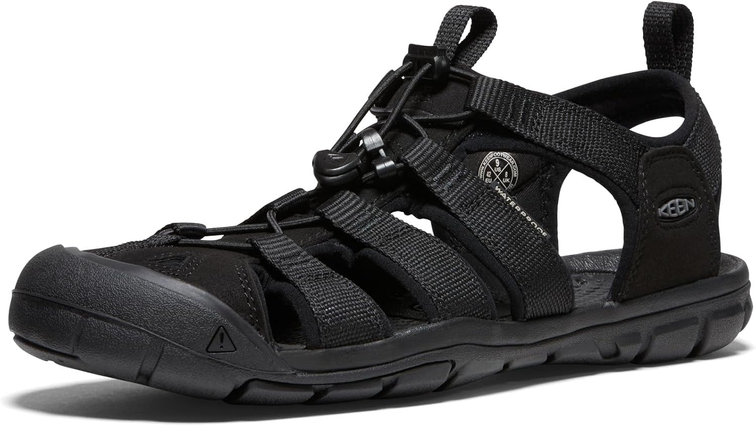 Detalle de KEEN Clearwater CNX Leather review: versatile water-ready hybrid sandal