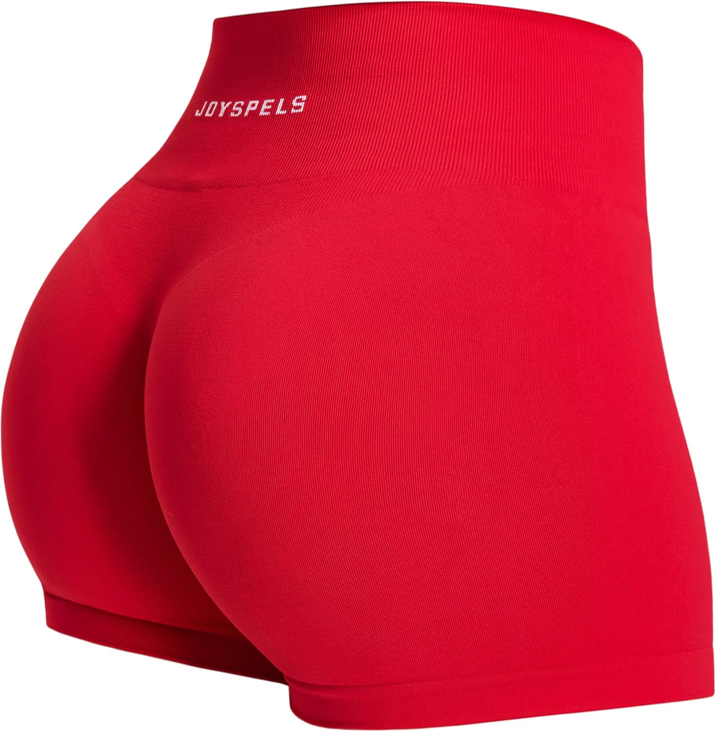 Detalle de JOYSPELS Womens Seamless Gym Shorts – High Waist, Squat-Proof for Yoga, Running and Workouts