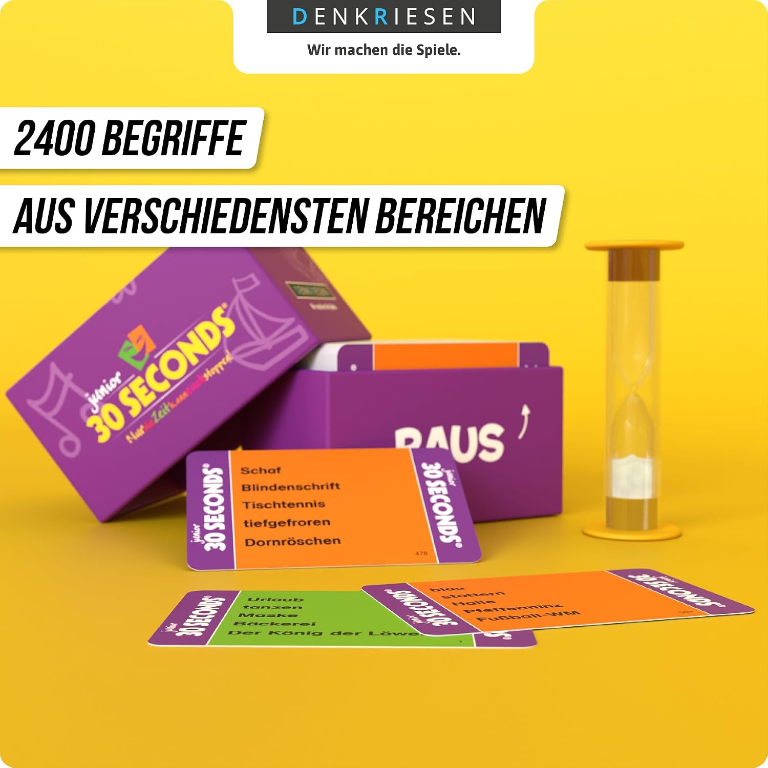Detalle 1 de DENKRIESEN 30 Seconds Junior Partyspiel ab 7