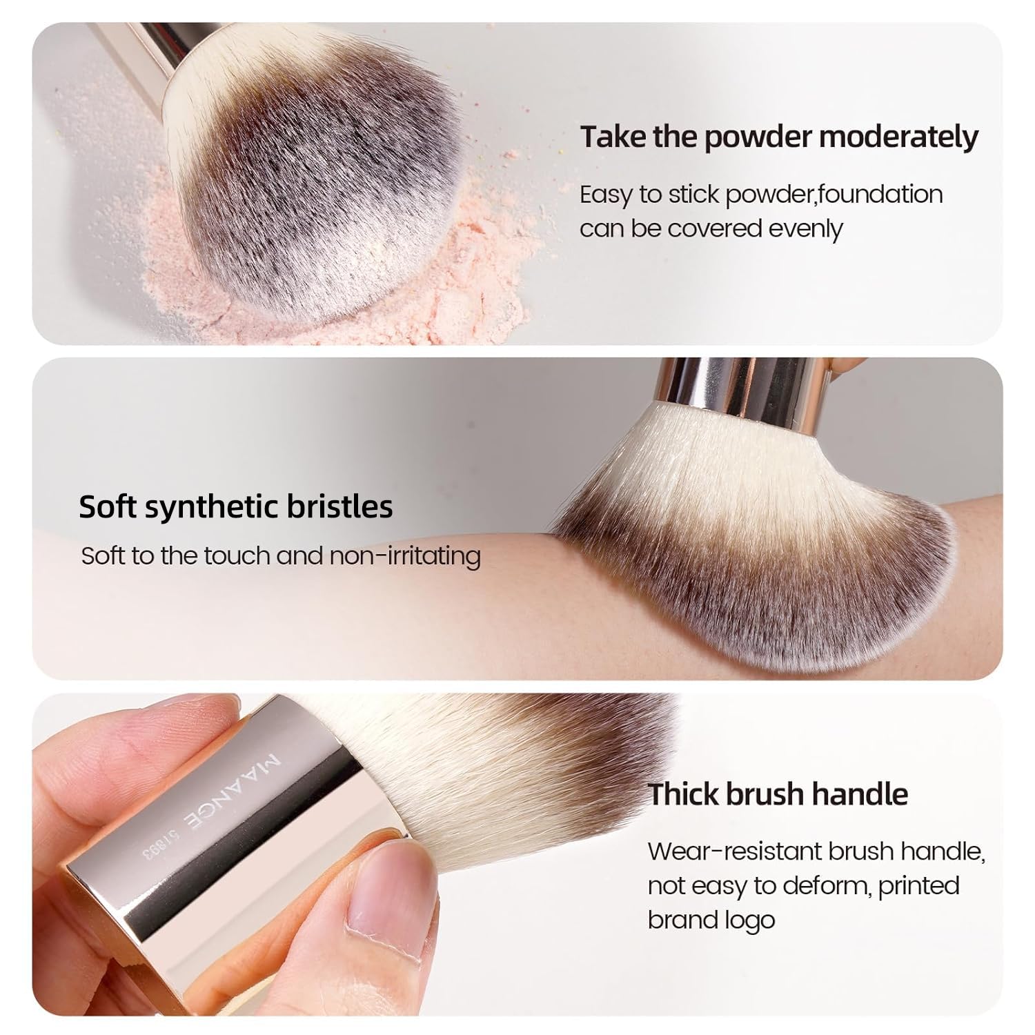 Detalle 2 de Maange 20-Piece Makeup Brush Set