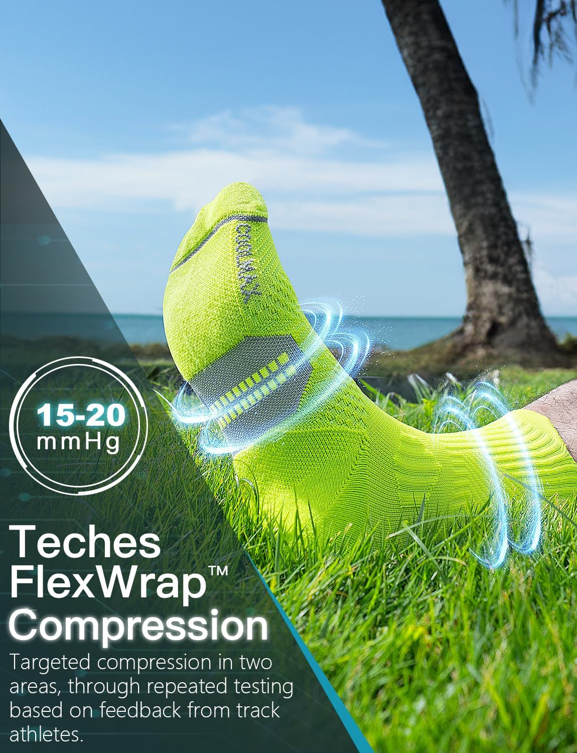 Detalle de Juclise Compression Crew Socks
