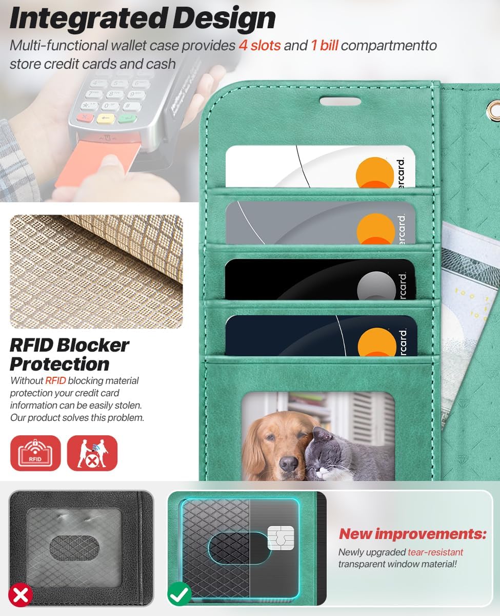 Thumbnail 2 de OCASE Handyhülle für iPhone Air – 2-in-1 Magnetisch, RFID-Schutz, Kartenfach & Standfunktion