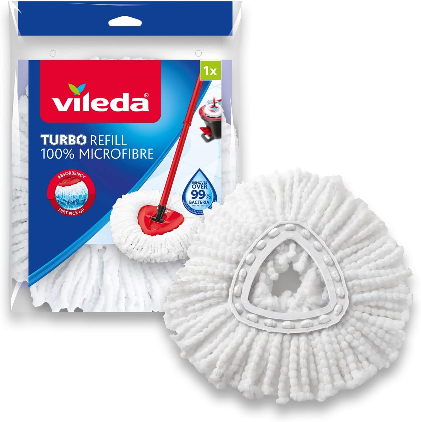 Vileda Recharge Turbo Classic 100% Microfibre 🧹