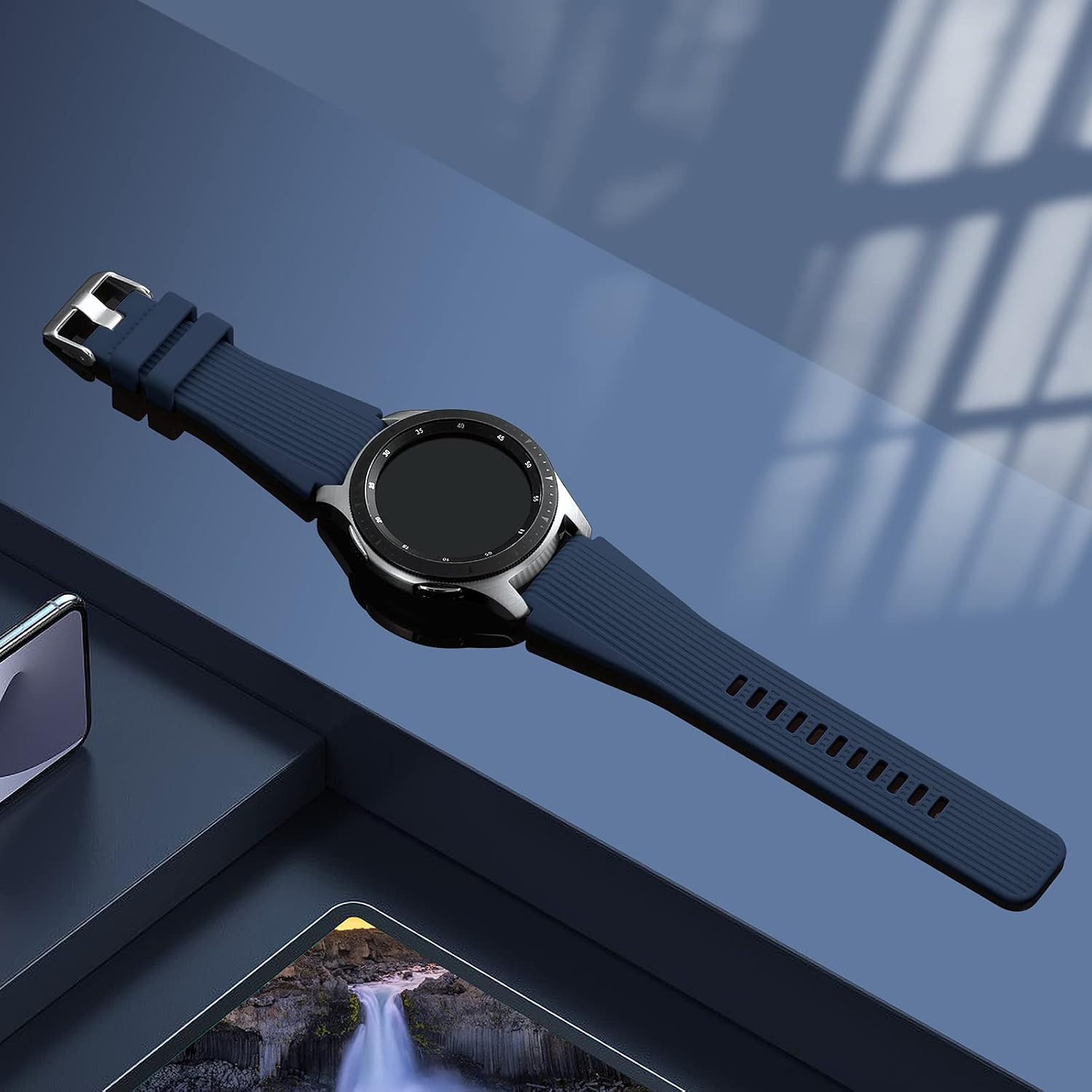 Thumbnail 2 de Mastten 22mm silicone strap for Samsung Galaxy Watch 46mm