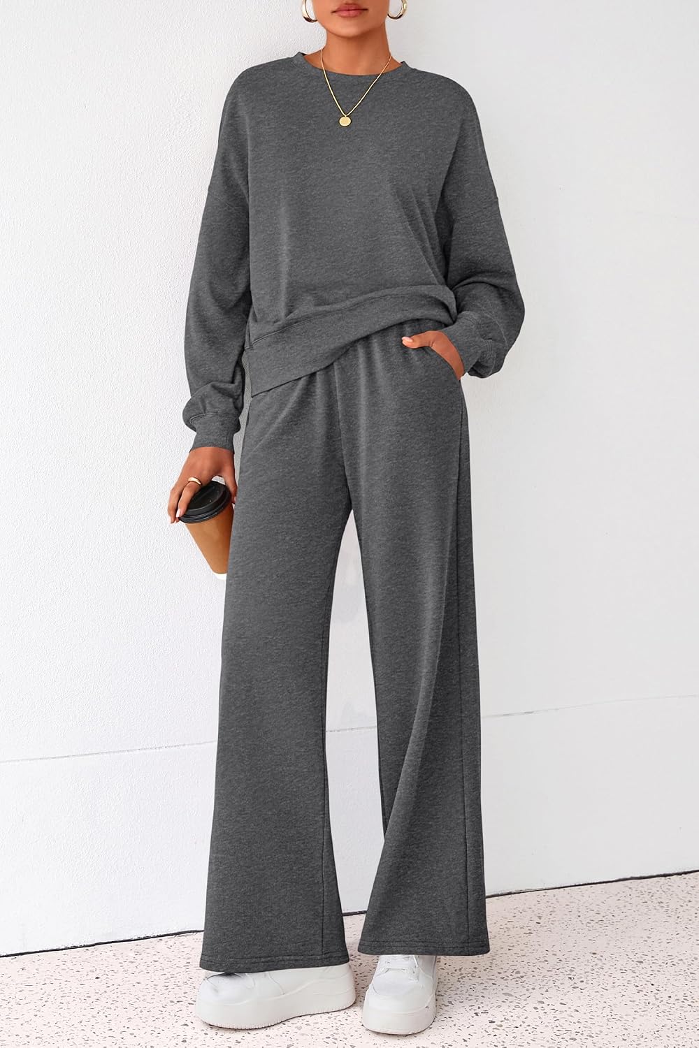 Detalle 1 de PRETTYGARDEN 2-Piece Spring Sweatsuit