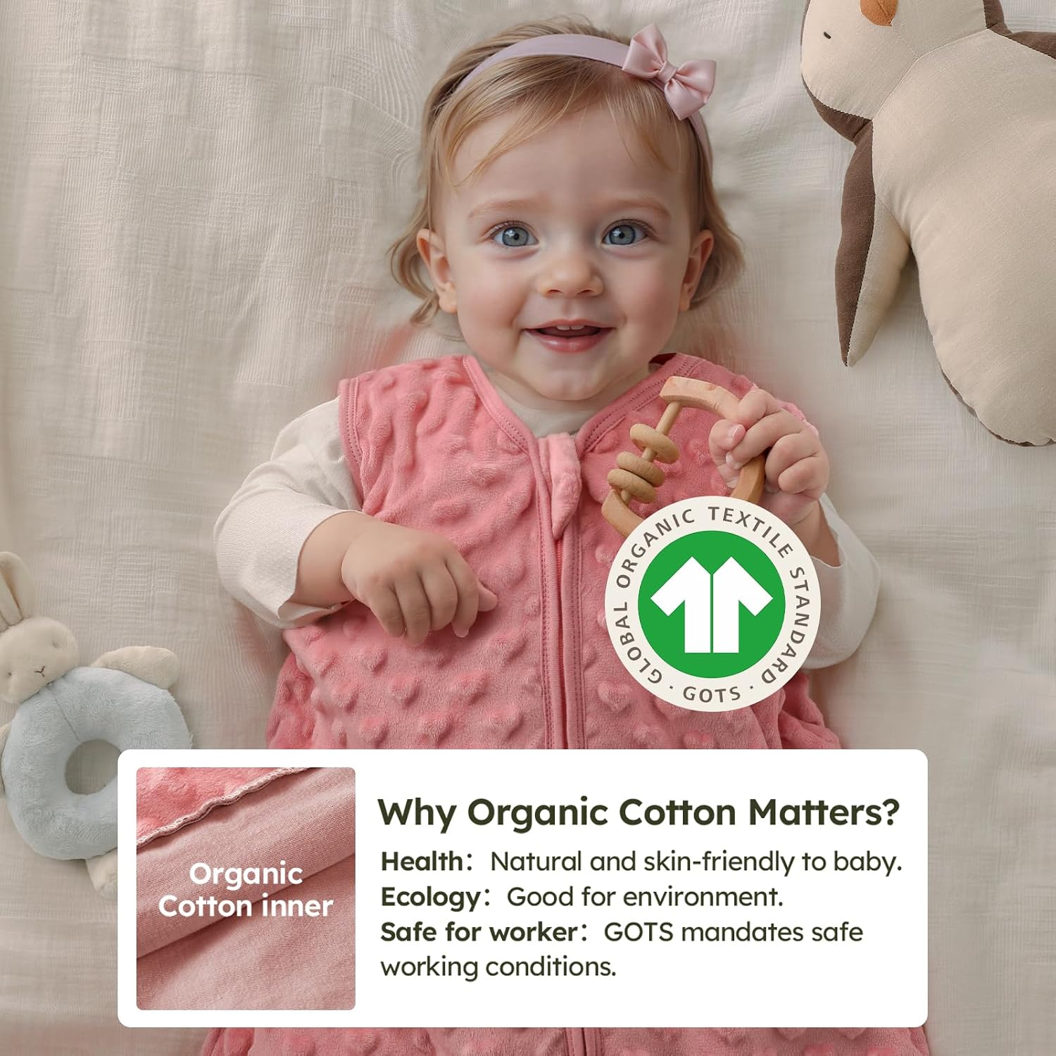 Detalle de Yoofoss Baby Sleep Sack 12–18 Months