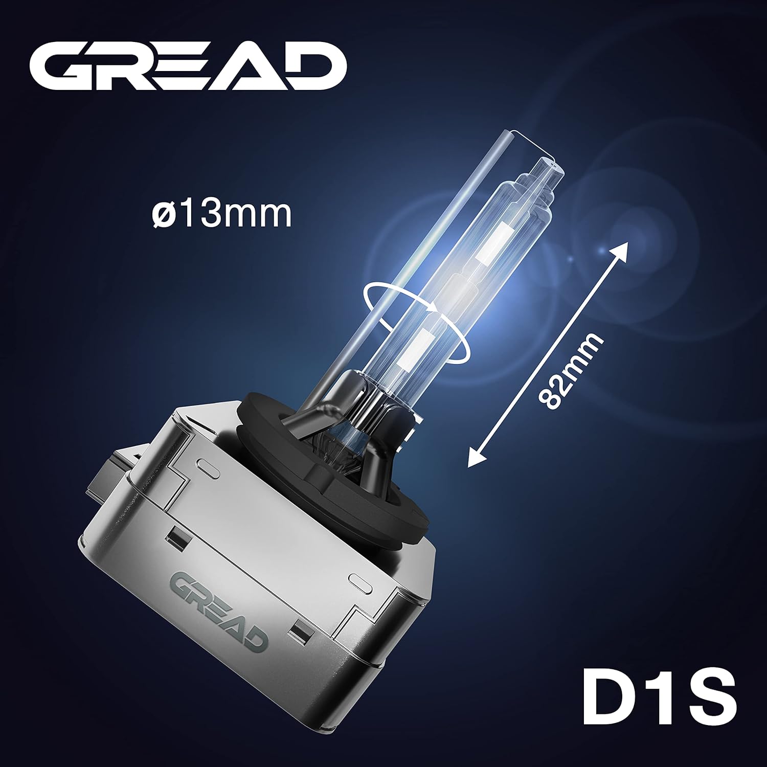 Thumbnail 3 de Gread D1S Xenon Brenner (2 Stück) – 6000K, 35W, passgenau für Xenon-Scheinwerfer