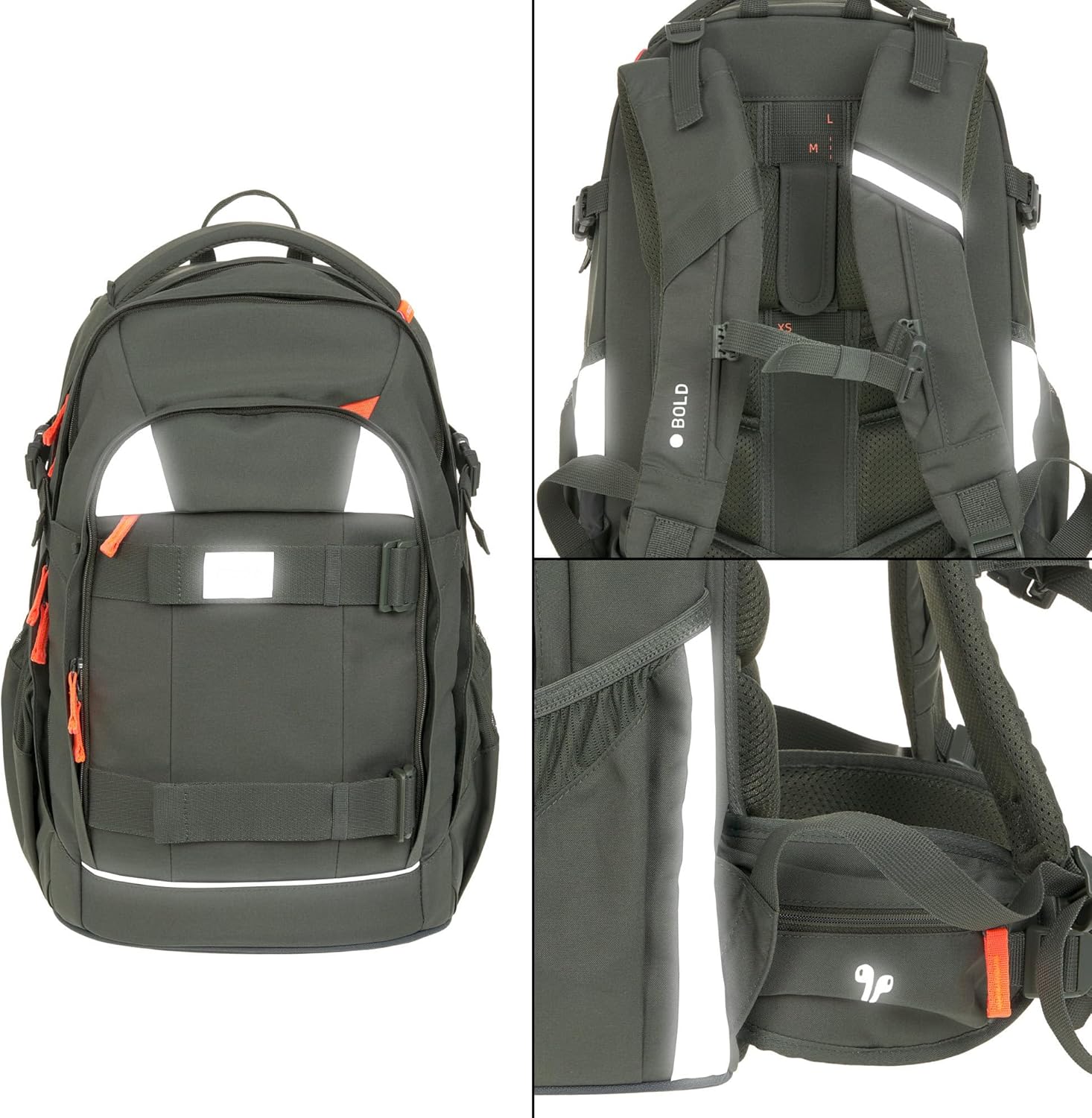 Thumbnail 6 de LÄSSIG Unisex Kinder Schulrucksack „BOLD Origin“ (Schulrucksack für Kinder, 30 l, ergonomisch)