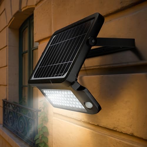 Thumbnail 6 de Luceco Foco LED Solar Exterior con Sensor PIR LEXSF11B40 (Negro) – 10W, 1080lm, 4000K, IP65