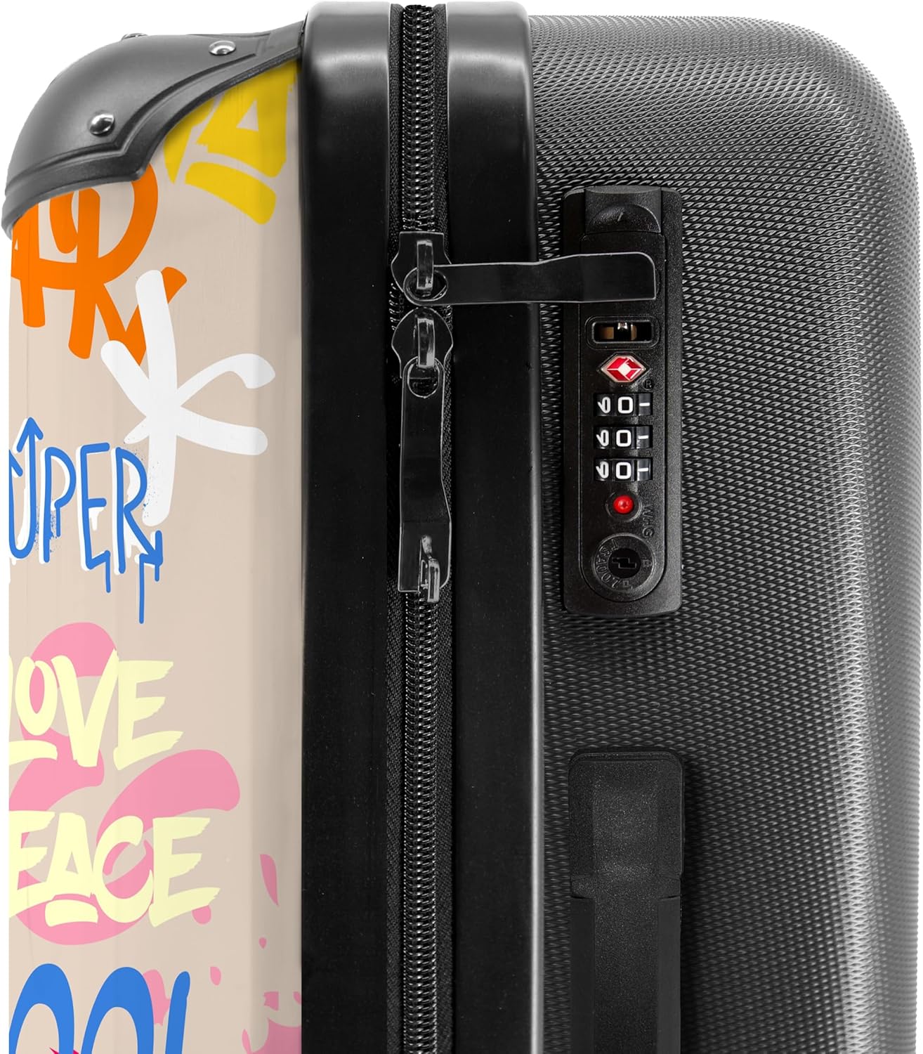 Detalle de NoBoringSuitcases.com Valigia Grande UltraLeggera 67 cm – 72 L, 20 kg, Serratura TSA