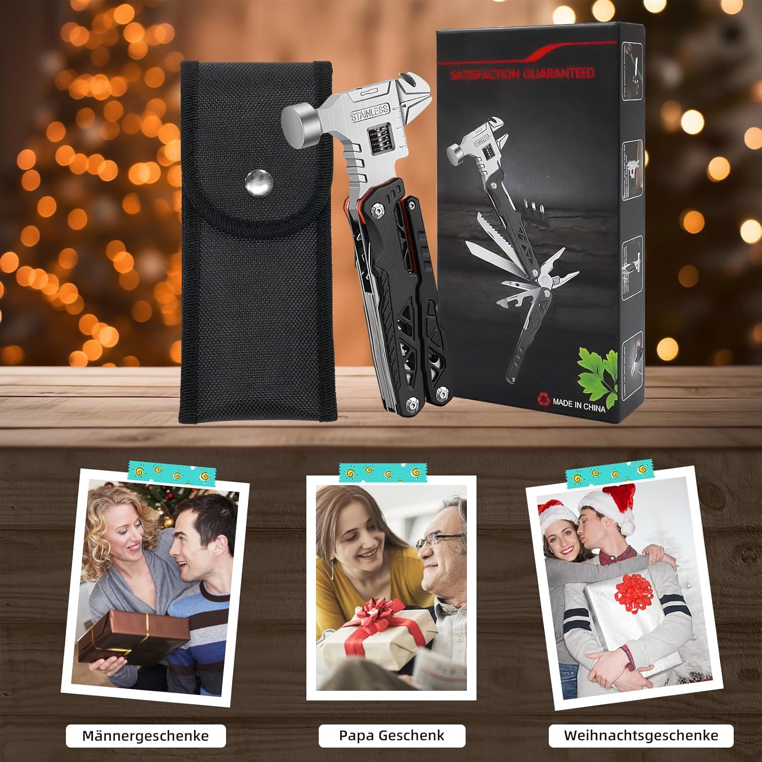 Thumbnail 1 de Olubfdh 18 in 1 Multi Tool mit faltbarer Zange und Hammer – kompakt, robust und vielseitig