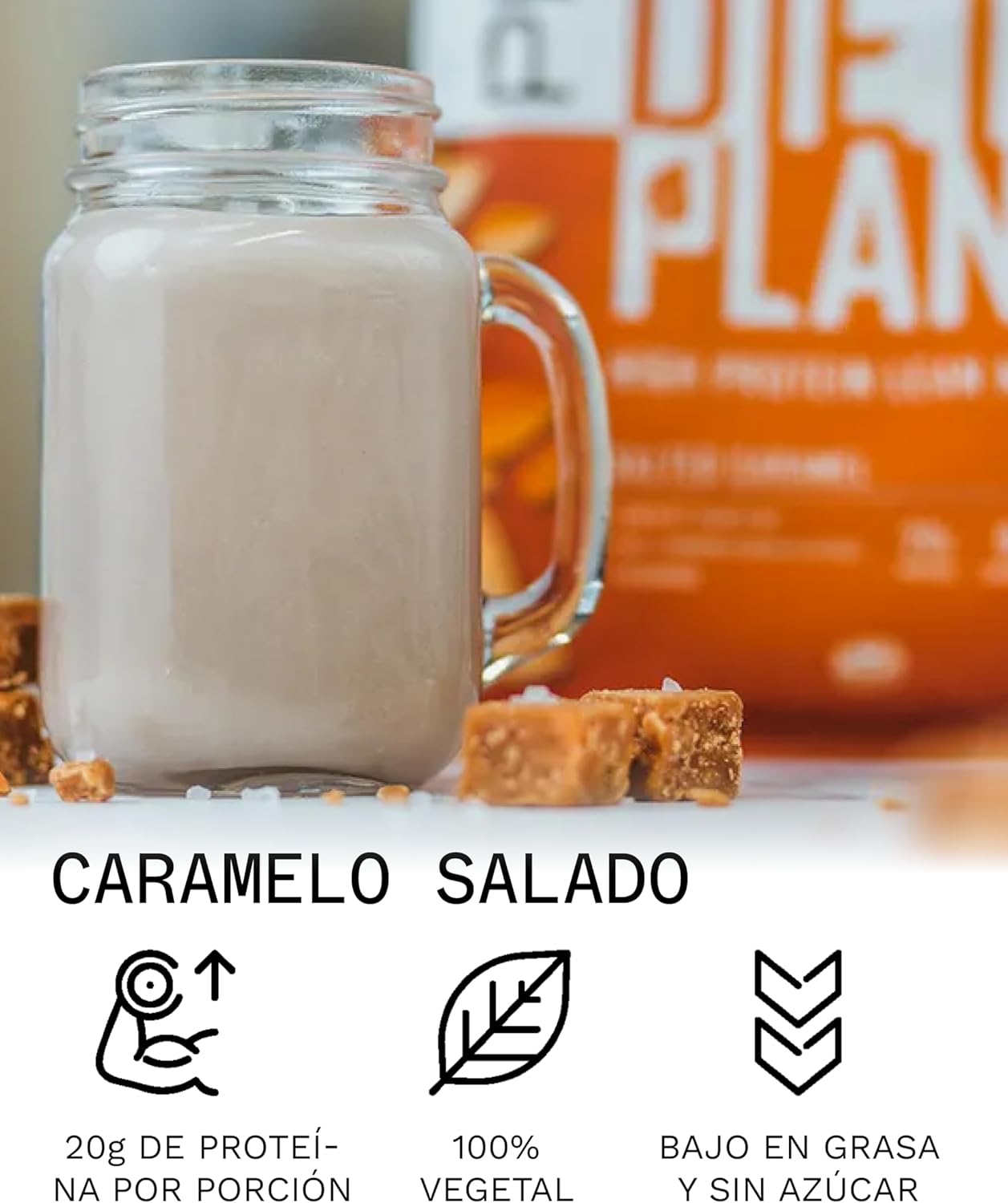 Detalle 2 de PhD Nutrition Diet Plant Proteína Vegana en Polvo 1kg 🍬