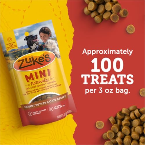 Thumbnail 6 de Zuke’s Mini Naturals Dog Training Treats for Dogs – Real Peanut Butter, 16 oz