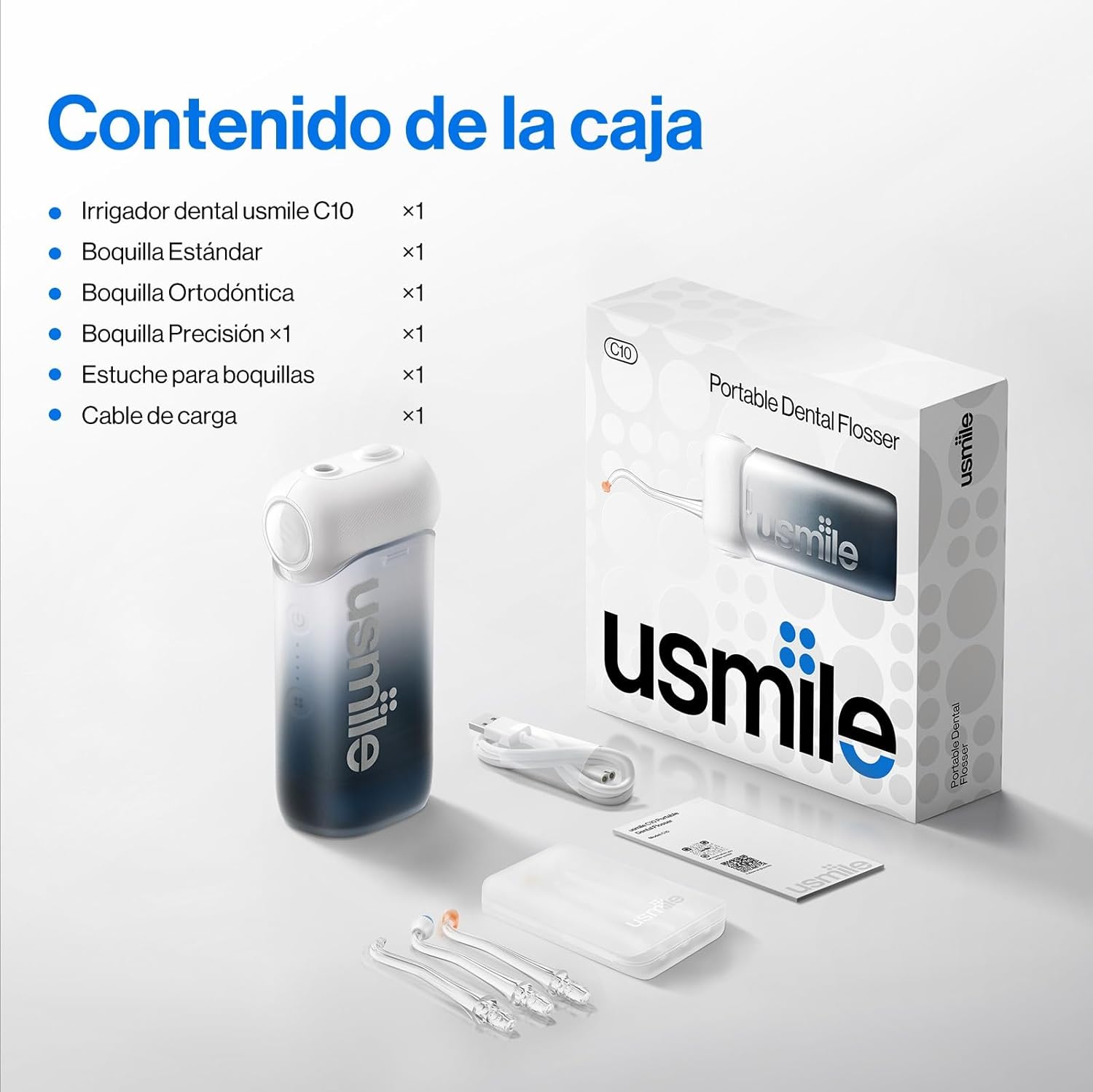 Thumbnail 6 de USmile Idropulsore orale portatile C10: 4 modalità e batteria fino a 95 giorni