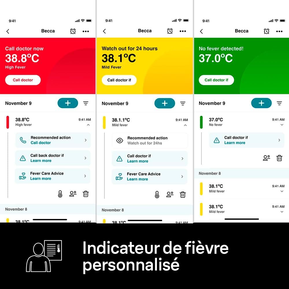 Thumbnail 2 de Braun ThermoScan 7+ connect: thermomètre auriculaire avec suivi via Braun Family Care