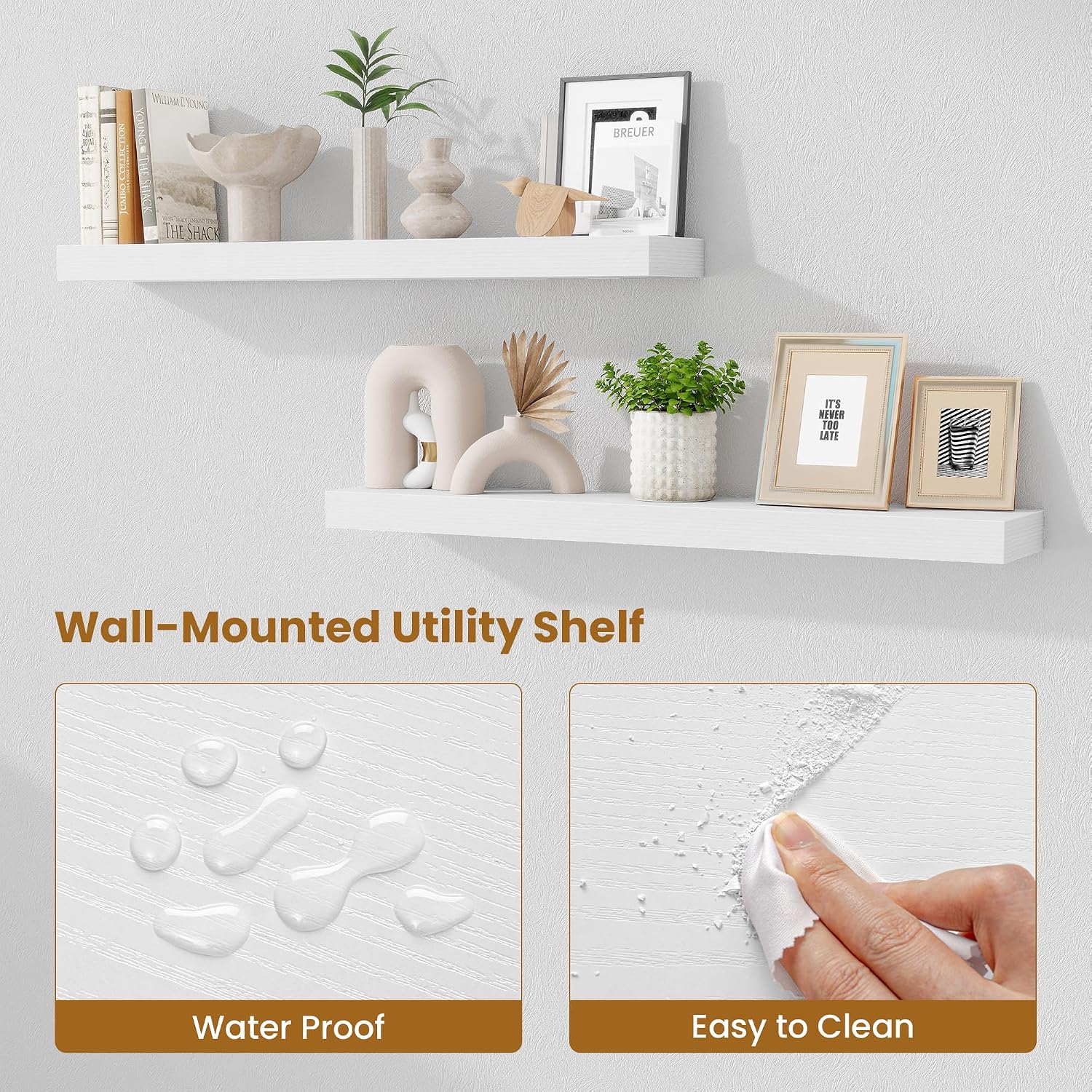 Thumbnail 3 de Fun Memories Floating Shelves, 36-inch