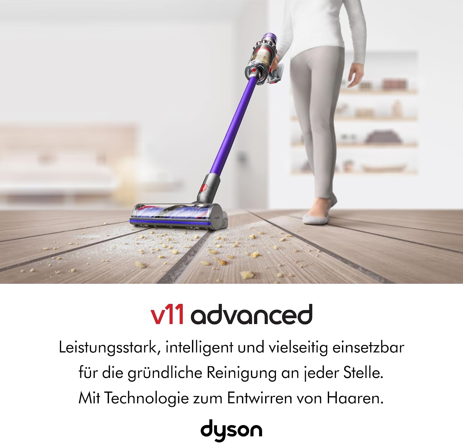 Detalle de Dyson V11 Advanced Kabelloser Staubsauger 200 Airwatt