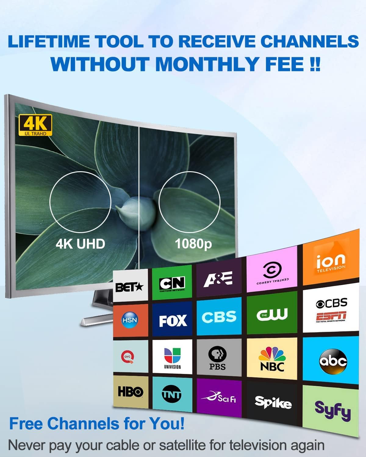 Detalle 2 de Digital Amplified Indoor HDTV Antenna 16.5ft