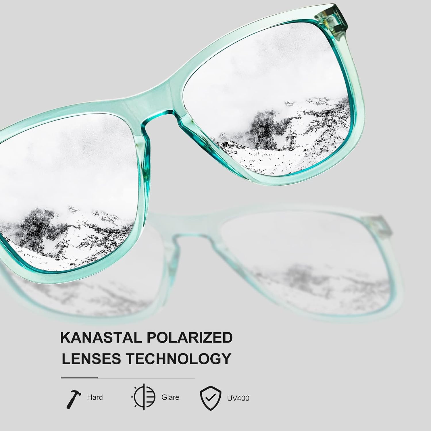 Detalle de KANASTAL Lunettes Polarisées UV400 Carré