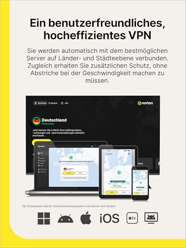 Detalle de Norton VPN Ultimate 2026 – Schutz für die Familie auf bis zu 10 Geräten, 1 Jahr