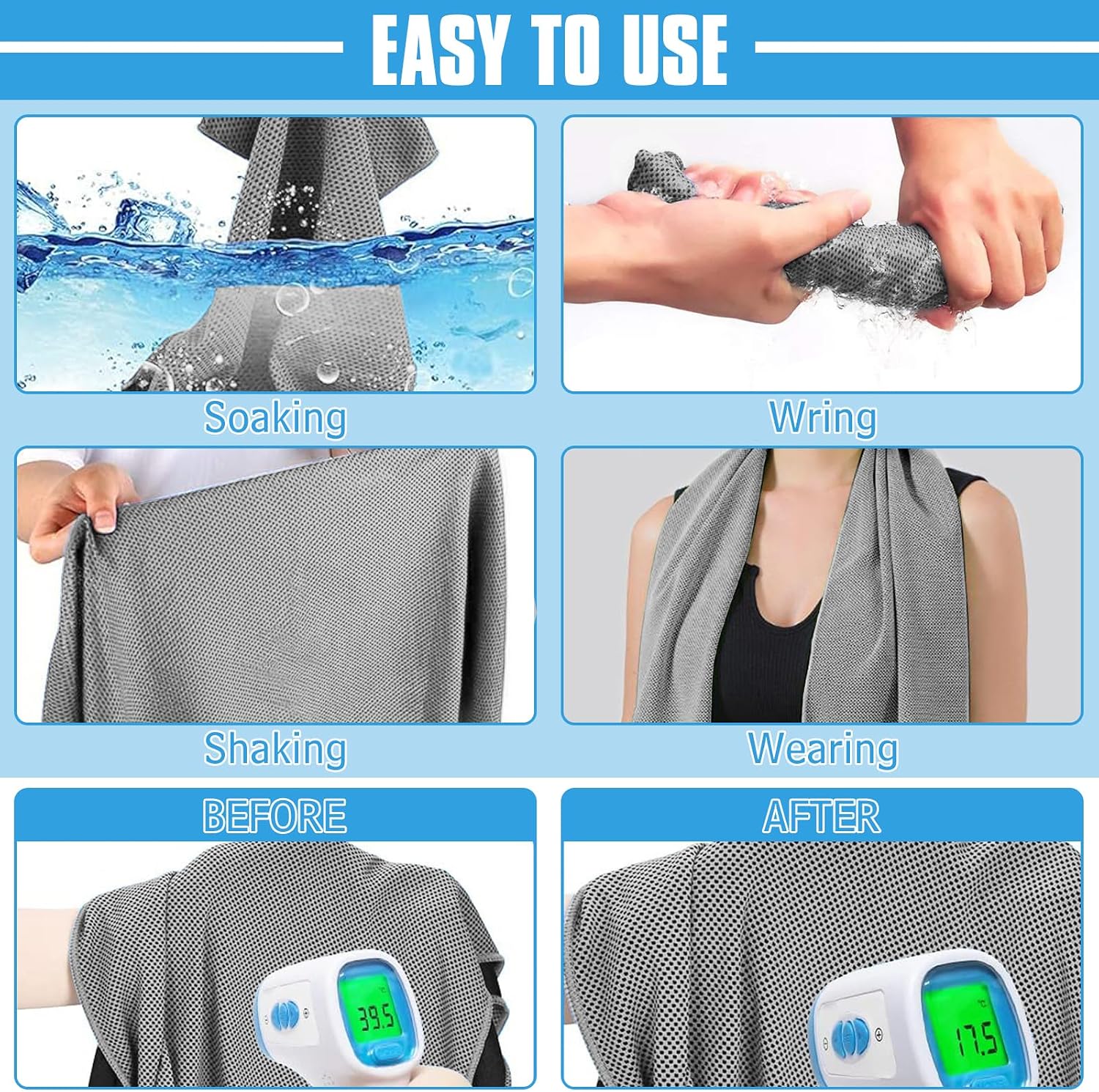 Detalle 2 de VAKKI Cooling Towel for Sports