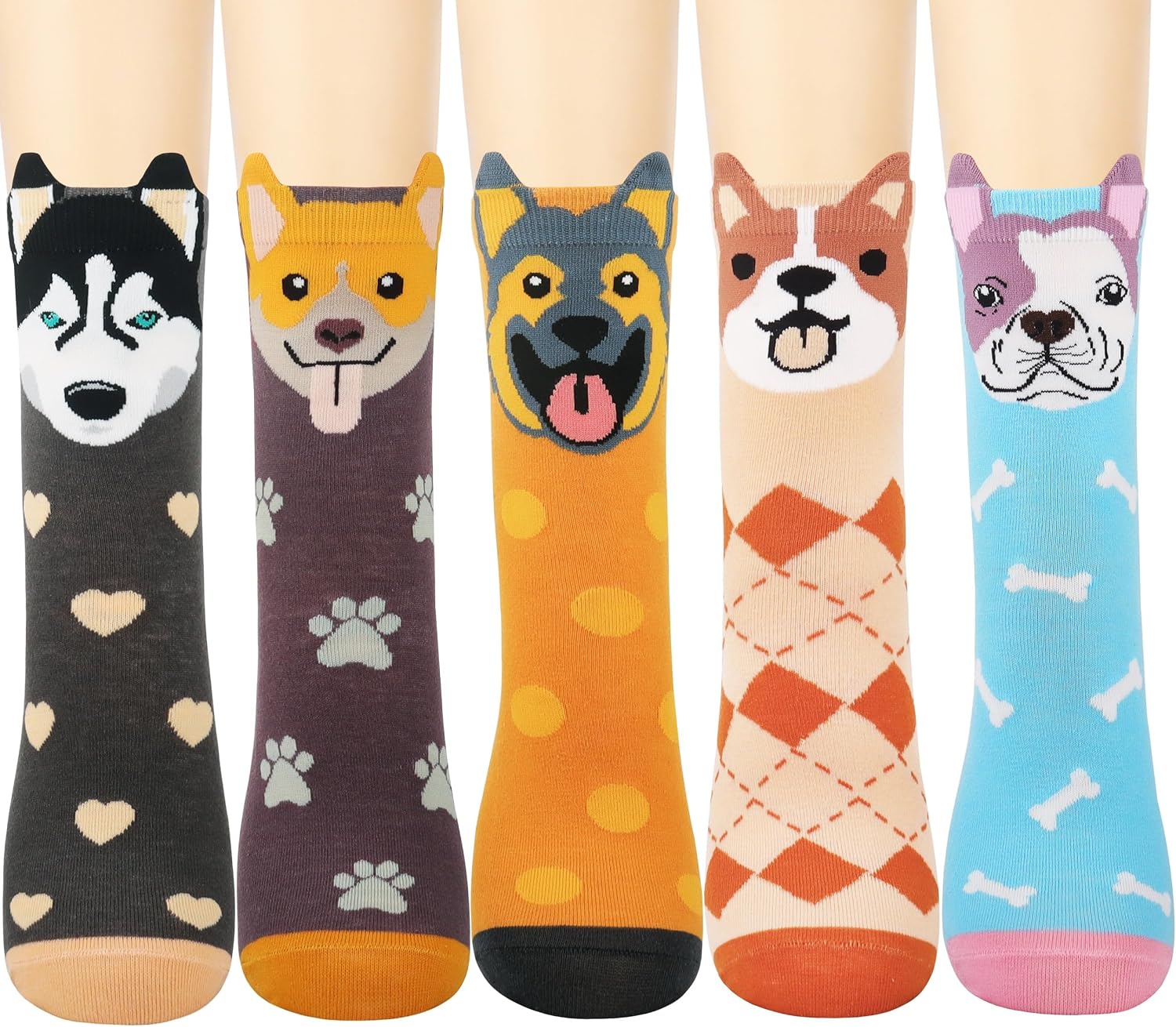Detalle de Jeasona Women's Cat Socks US 5-8