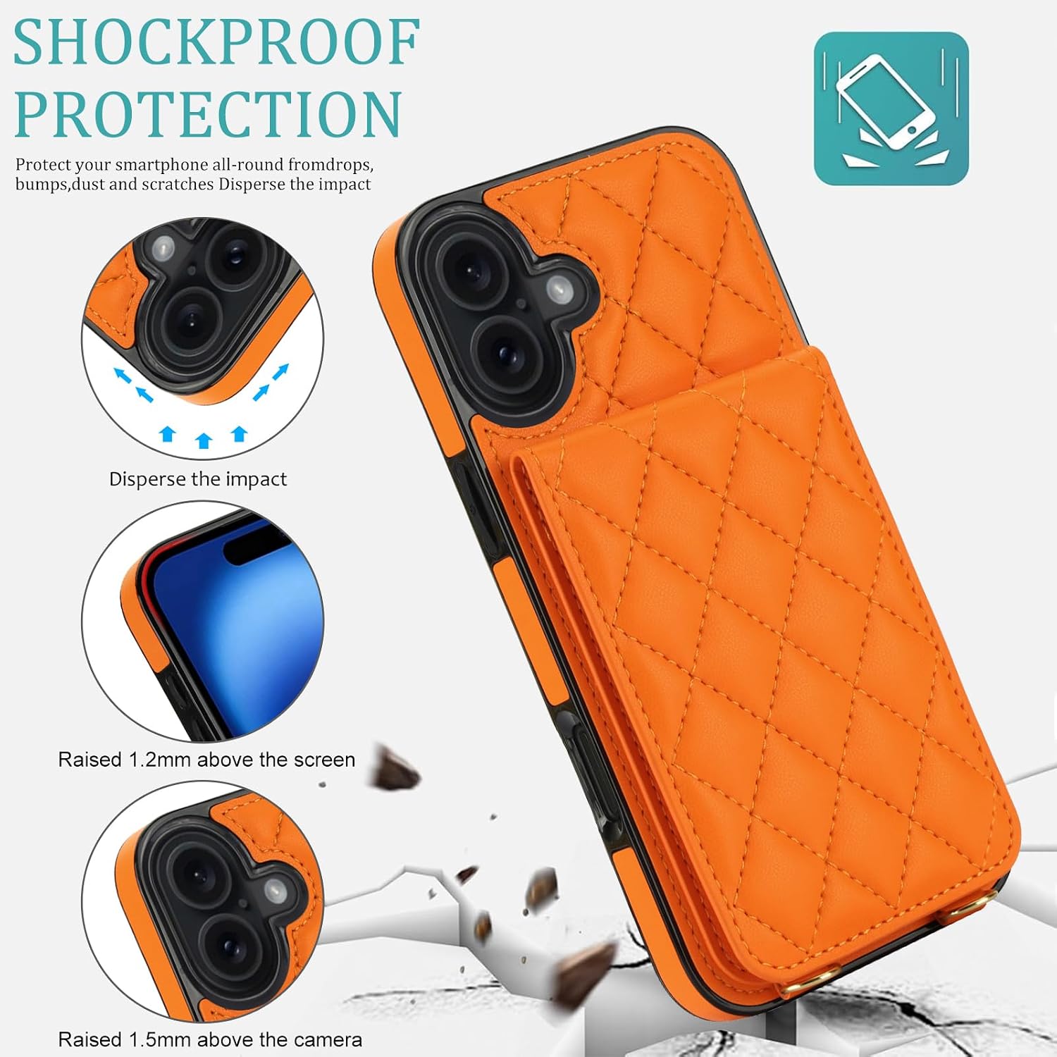 Thumbnail 6 de GOWESAL Wallet Case for iPhone 17